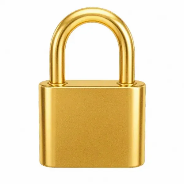 Orange padlock — Love