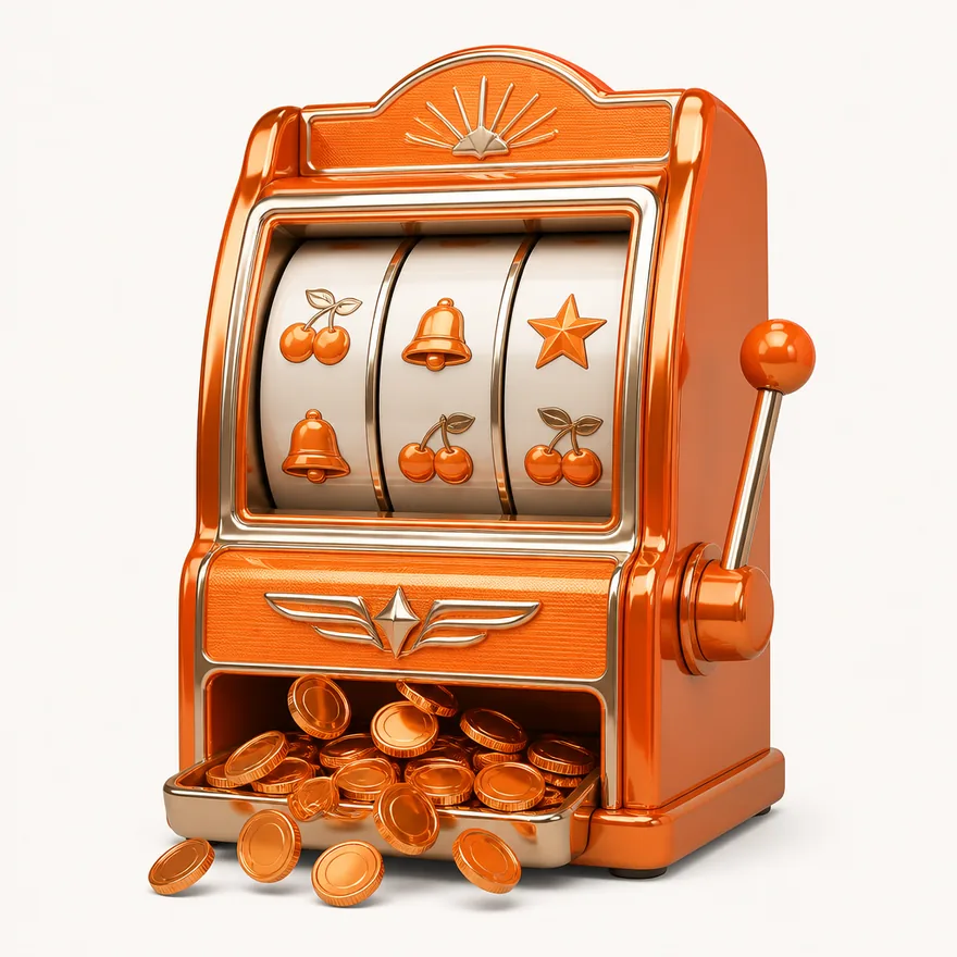 Spinning slot machine — Love