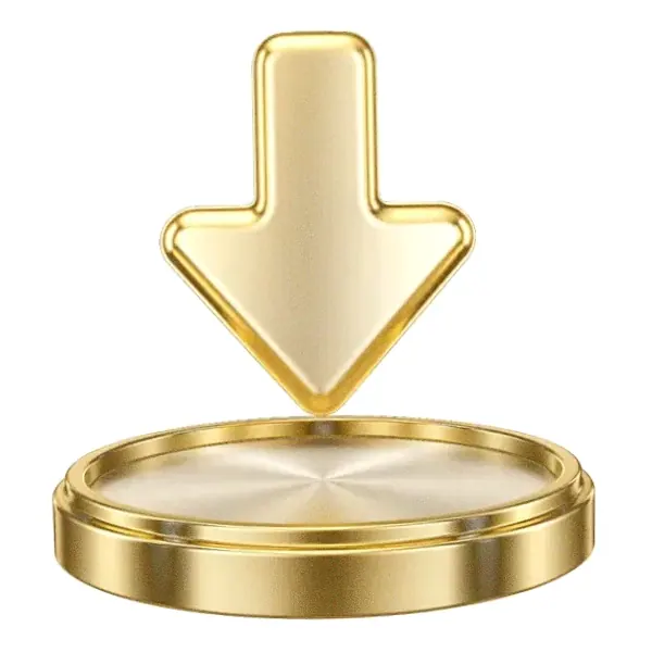 Downward arrow button — Love