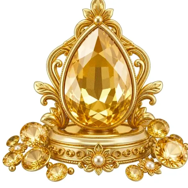 Faceted gemstone — Love