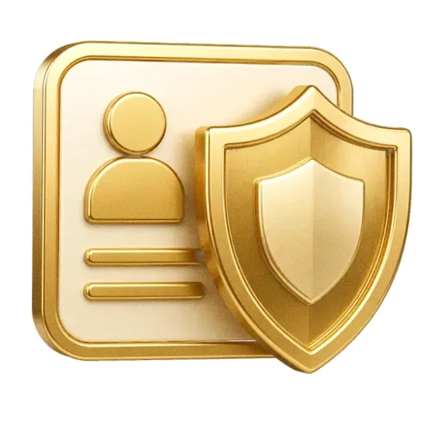 Shield and id card — Love