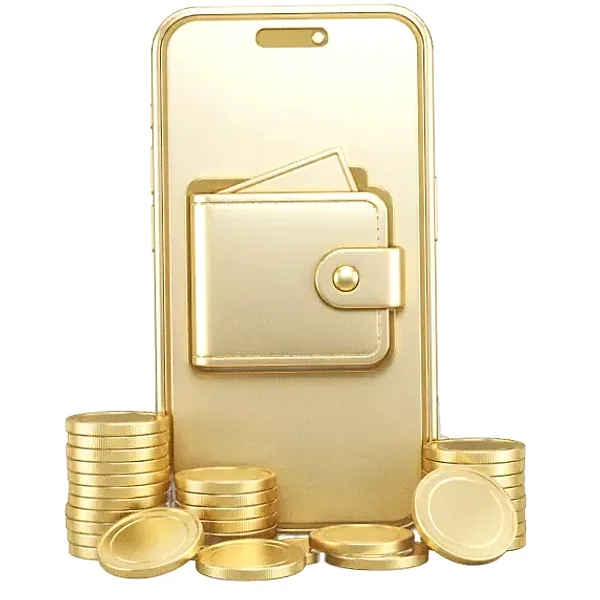 Smartphone with wallet — Love