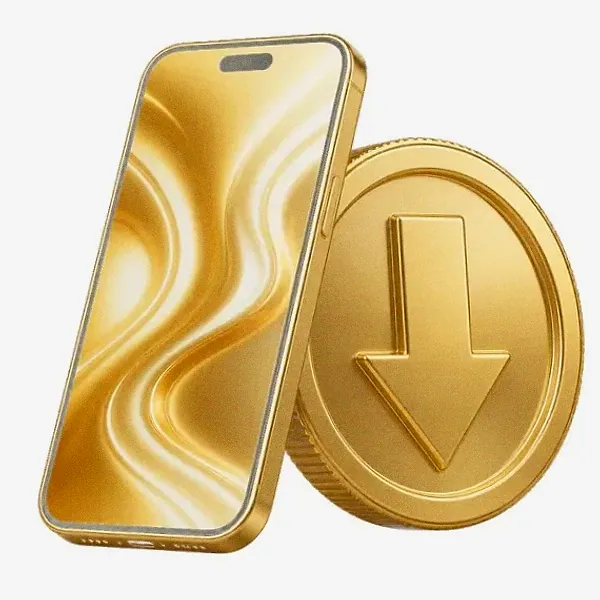 Smartphone and coin — Love