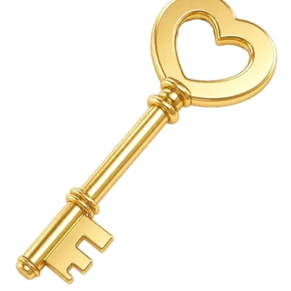 Ornate antique key — Love