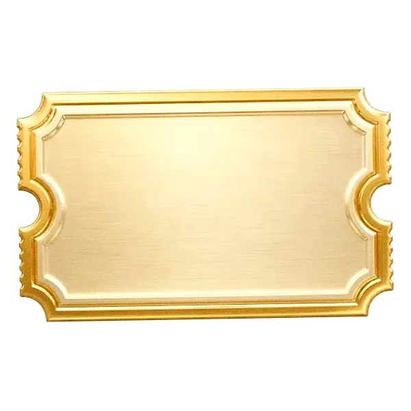 Blank ticket plaque — Love