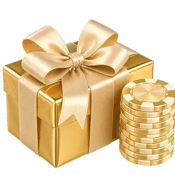 Gift box and chips — Love