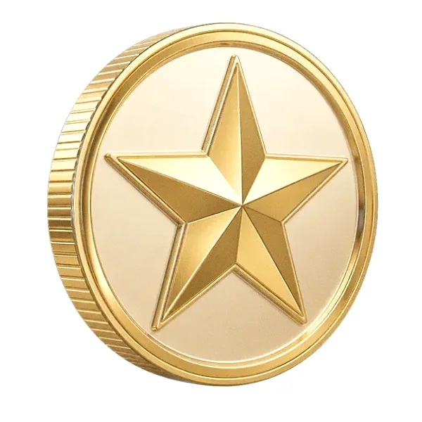Star-emblem coin — Love