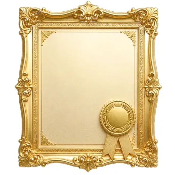 Framed certificate — Love