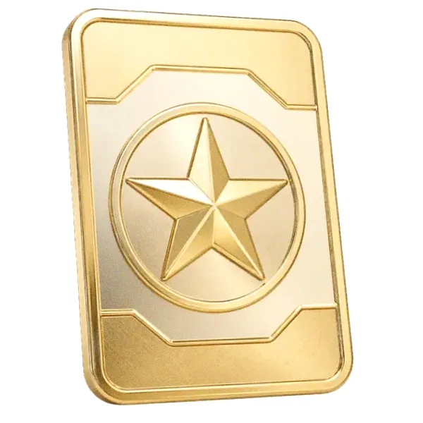 Star-emblem card — Love