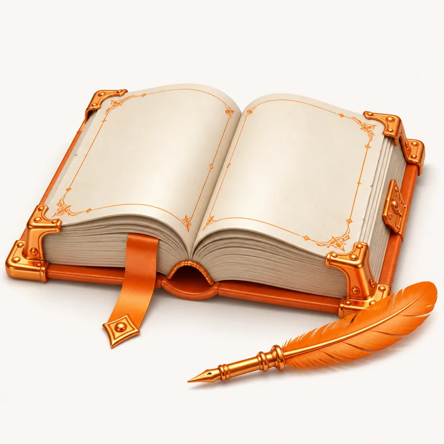 Thick open rulebook — Love